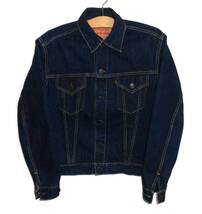 ◆定価3.7万 THE FLAT HEAD フラットヘッド 6003W 60's DENIM JACKET 14.5oz デニムジャケット Gジャン サイズ38 (M) 旧式シャトル織機_画像1