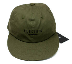 未使用 ELECTRIC × DRT ANTHEM 24ss エレクトリック アンセム X DRT TWILL CAP ツイル スナップバック キャップ EC01D ARMY GREEN