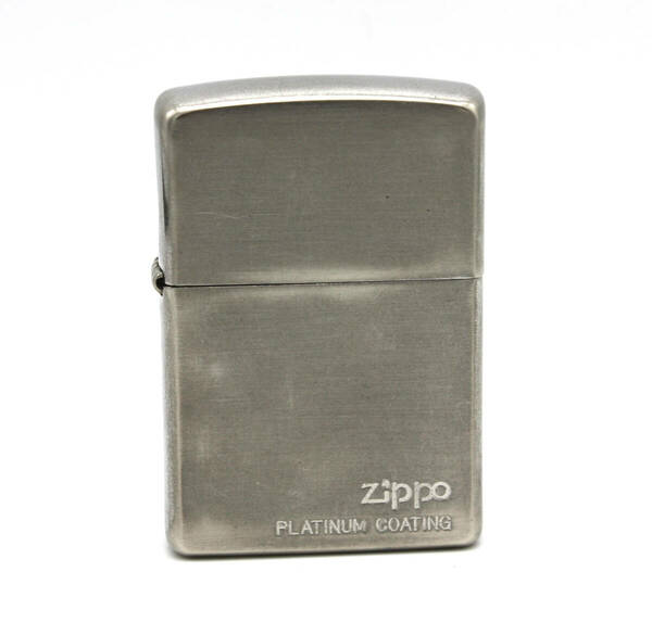 ZIPPO ジッポ PLATINUM COATING プラチナコーティング オイルライター 2004年製