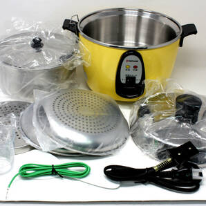 ◆定価2.2万 未使用 大同電鍋 TATUNG タートン 万能調理鍋 TAC-061N 付属多数の画像3
