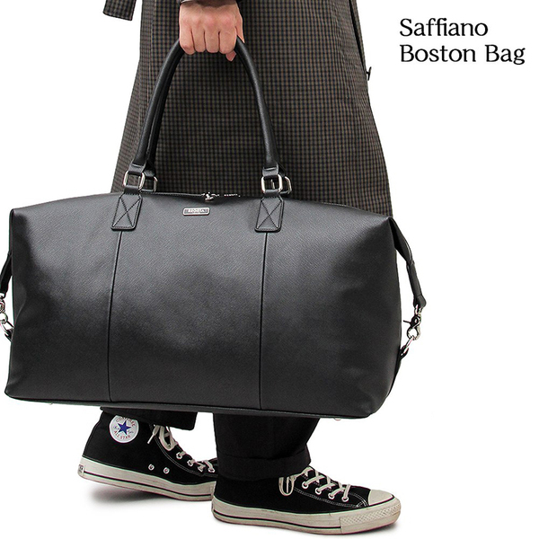 美品 REGiSTA レジスタ Saffaino Boston Bag サフィアーノレザー ボストンバッグ 黒 25L