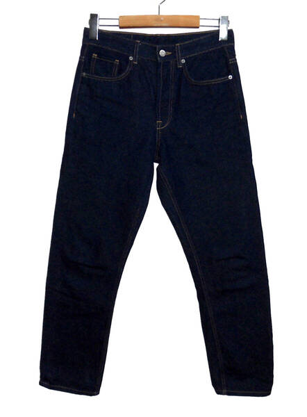 美品 ZARA ザラ LOOSE FIT ルーズフィット 濃紺 デニムパンツ W29 インディゴ