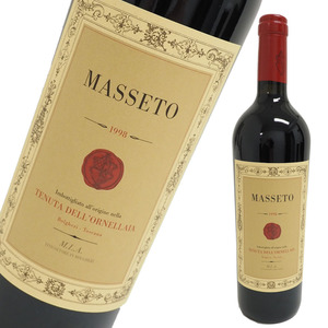 マッセート 1998年 750ml 赤ワイン 箱なし フルボトル フルボディ イタリア トスカーナ MASSETO 未開栓 中古 二次流通品