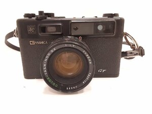 ★ヤシカ YASHICA Electoro35 GT 一眼レフフィルムカメラ YASHINON DX 1:1.7 f=45mm シャッター確認済み ジャンク品【中古】｛dgs3852｝