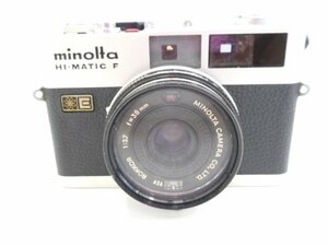 ★ミノルタ MINOLTA フィルムカメラ HI-MATIC F ROKKOR f=38mm 1:2.7 シャッターOK ジャンク品【中古】｛dgs3030｝