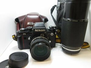★ニコン Nikon F3 一眼レフ フィルムカメラ ズームレンズ セット NIKKOR 35mm f:2 ジャンク【中古】｛dgs3880｝