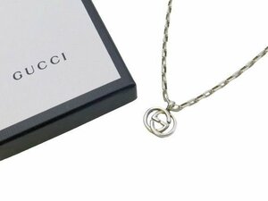 グッチ GGトップ シルバーネックレス GUCCI 箱付き 中古品[C167U070]