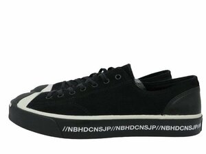 ネイバーフッド×コンバース 19AW ジャックパーセル サイズ30.0cm ブラック スニーカー 165604C NEIGHBORHOOD×CONVERSE 中古品[C154U185]