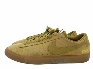 ナイキ×シュプリーム ブレザー ロー 28.0cm 716890-229 ベージュ NIKE×Supreme BLAZER LOW GT QS 中古品[C151U225]