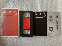 VHS●YMO『YELLOW MAGIC ORCHESTRA』ステッカー付属 坂本龍一 細野晴臣 高橋幸宏●アルファミュージック●ビデオ_画像1