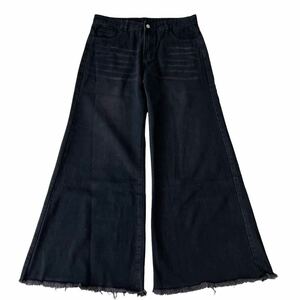 Rare Japanese Label Y2K 00s buggy pants wide pants バギー ワイド パンツ balenciaga バレンシアガ 14th addiction kmrii Design 