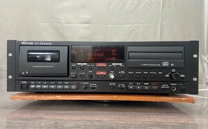 △1432　現状品　オーディオ機器　業務用 CDレコーダー/カセットレコーダー　TEAC/TASCAM CC-222MKIV　ティアック　タスカム　本体のみ