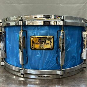 △1140 中古品 楽器 スネアドラム Pearl Masters Custom EXTRA パール ソフトケース付きの画像2