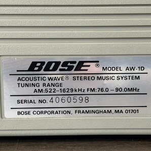 △1121 現状品 オーディオ機器 CDラジカセ BOSE Acoustic Wave Music System AW-1D ボーズ 本体のみの画像7