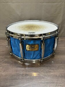 △1140　中古品　楽器　スネアドラム　Pearl Masters Custom EXTRA　パール　ソフトケース付き