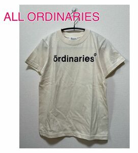 ALL ORDINARIES 　半袖ロゴTシャツ　