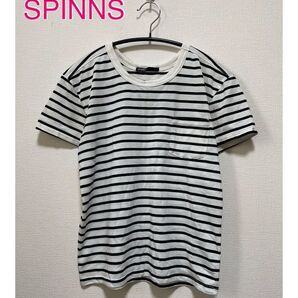 SPINNS スピンズ 半袖 ボーダー Tシャツ