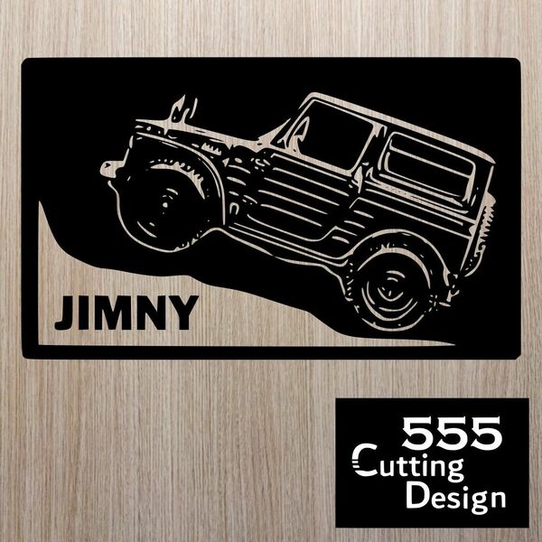 JIMNY ジムニーLJ50 カッティングステッカー黒