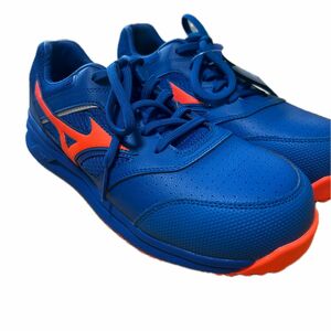 ミズノ 安全靴プロテクティブスニーカーオールマイティ ブルー×オレンジ 26.0 