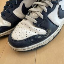 ★USED！NIKE DUNK HI ネイビー ナイキ ダンク ハイ レトロ スニーカー_画像9