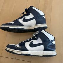 ★USED！NIKE DUNK HI ネイビー ナイキ ダンク ハイ レトロ スニーカー_画像6