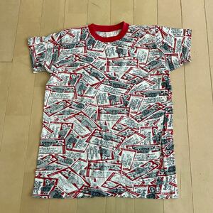 ★ビンテージ！バドワイザー 総柄 Tシャツ USA製 Budweiser アメカジ半袖Tシャツ