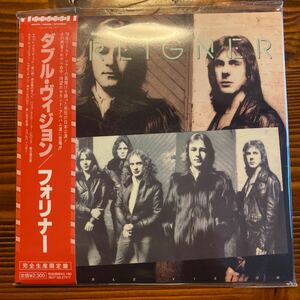 FOREIGNER フォリナー/Double Vision ダブル・ヴィジョン リマスター帯付紙ジャケット/King Crimson,Shadow King 