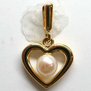 MIKIMOTO(ミキモト)箱付き!!テリ良し!!《K18 アコヤ本真珠ペンダントトップ》M 約0.7g pendant パール pearl jewelry ジュエリー DF6/DI6の画像2