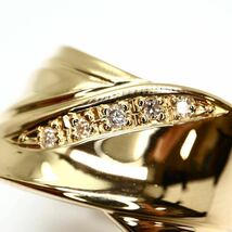 JEWELRY MAKI(ジュエリーマキ)《K18 天然ダイヤモンドリング》M 約7.1g 11号 0.06ct diamond ジュエリー ring 指輪 jewelry EF6/EF6_画像4