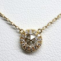 AHKAH(アーカー)箱付き!!《K18(750) 天然ダイヤモンドネックレス》M 約1.5g 0.20ct 約38.5cm diamond necklace jewelry ジュエリーEC7/EC9_画像2