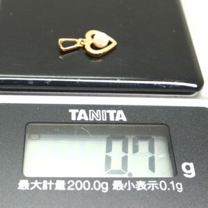 MIKIMOTO(ミキモト)箱付き!!テリ良し!!《K18 アコヤ本真珠ペンダントトップ》M 約0.7g pendant パール pearl jewelry ジュエリー DF6/DI6の画像7