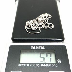 TASAKI(田崎真珠)《Pt850/Pt900天然ダイヤモンドネックレス》M 約5.7g 約42cm 0.54ct diamond necklace jewelry ED5/EF0の画像8