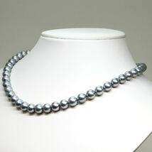 TASAKI(田崎真珠)《アコヤ本真珠ネックレス》M 36.4g 約42.5cm 約7.5-8.0mm珠 pearl パール necklace ジュエリー jewelry EA5/ED0_画像3