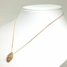 JEWELRY MAKI(ジュエリーマキ)《K18 天然ダイヤモンドネックレス》M 5.0g 約39.5cm 0.39ct necklace jewelry ジュエリー EE3/EE4_画像3