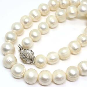 《本真珠ネックレス》M 80.0g 約42.5cm pearl パール necklace ジュエリー jewelry CH0/DA0