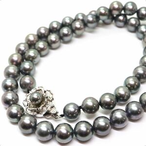 《アコヤ本真珠ネックレス》J 36.8g 約42cm 約7.5-8.0mm珠 pearl パール necklace ジュエリー jewelry DB5/DE0