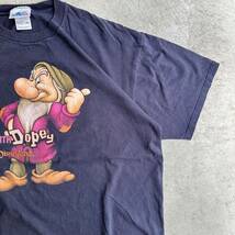 ディズニー 白雪姫 7人の小人 Disneyland Snow White Grumpy I'm with Dopey shirt, size XL_画像4