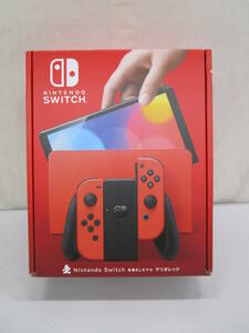 G0516-5H/ 動作OK Nintendo Switch ニンテンドースイッチ 本体 有機ELモデル マリオレッド