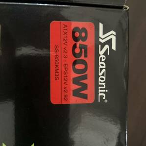 【新品未使用】Seasonic Owltech SS-850KM3S 80PLUS GOLD認証 850W電源 ATX12V v2.3 - EPS12V v2.92の画像7