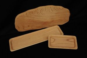 ^ shop . Japanese cedar / natural tree stand for flower vase * tray 3 point ^. pcs / one sheets board / plate / consumption tax 0 jpy 