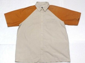 *STUSSY* Stussy рубашка с коротким рукавом bai цвет USA производства Vintage USED!!