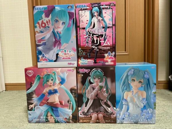 【新品未開封】初音ミク フィギュア まとめ売り5点セット