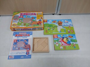 * Anpanman heaven -years old . puzzle intellectual training toy wooden piece 7 piece guide board 20 sheets 2 -years old and more secondhand goods 