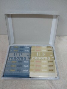 ☆①ハンドタオル ２枚組 U.P renoma 未使用品