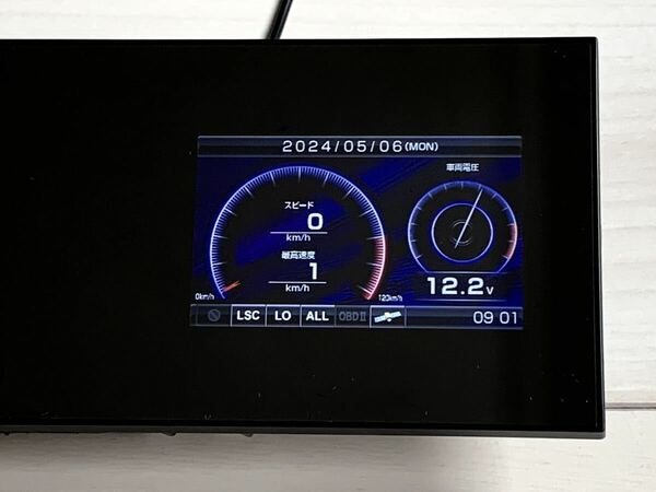 【美品/完動品】レーダー探知機 GPS／ミラー一体型 GPSアンテナ内蔵 GPSレーダー探知機 ZERO コムテック レーザー シガーソケット オービス