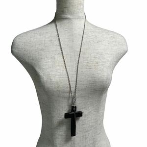 Japanese Label Y2K cross necklace 14th addiction share spirit ifsixwasnine kmrii lgb goa gunda obelisk grunge TORNADO MART 