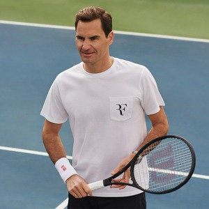 【貴重品】【レア】UNIQLO ユニクロ L フェデラー Federer 錦織圭 Kei Nishikori RF GRAPHIC T-shirts RFグラフィックTシャツ テニス