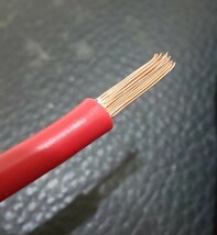 KIV 5.5sq 10AWG 赤 Φ5.1 40ｍ 太陽光ソーラーパネル・ポータブル電源 MC4等に_画像3