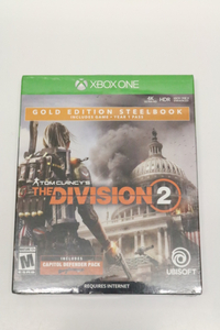  last 4 point![ new goods ]*XBOX ONE: soft TOM CLANCY'S GOLD North America version THE DIVISION2/GOLD EDITION STEELBOOK/ Tom Clancy 