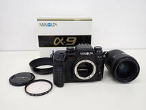 3057 ★ ミノルタ MINOLTA a-9 / AF ZOOM 28-70mm 1:2.8(22) 通電未確認 動作未確認 中古 経年保管品_画像1